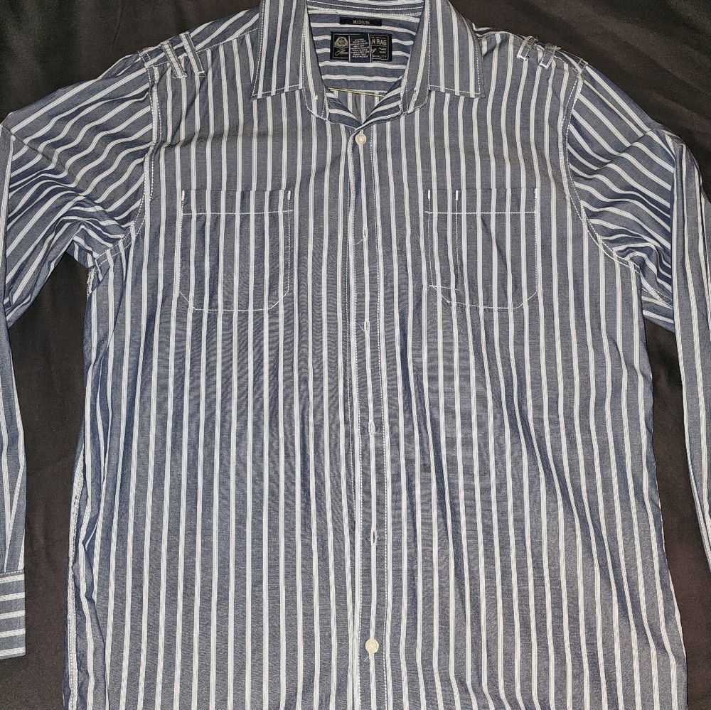 Button down Collared shirt- American Rag Medium